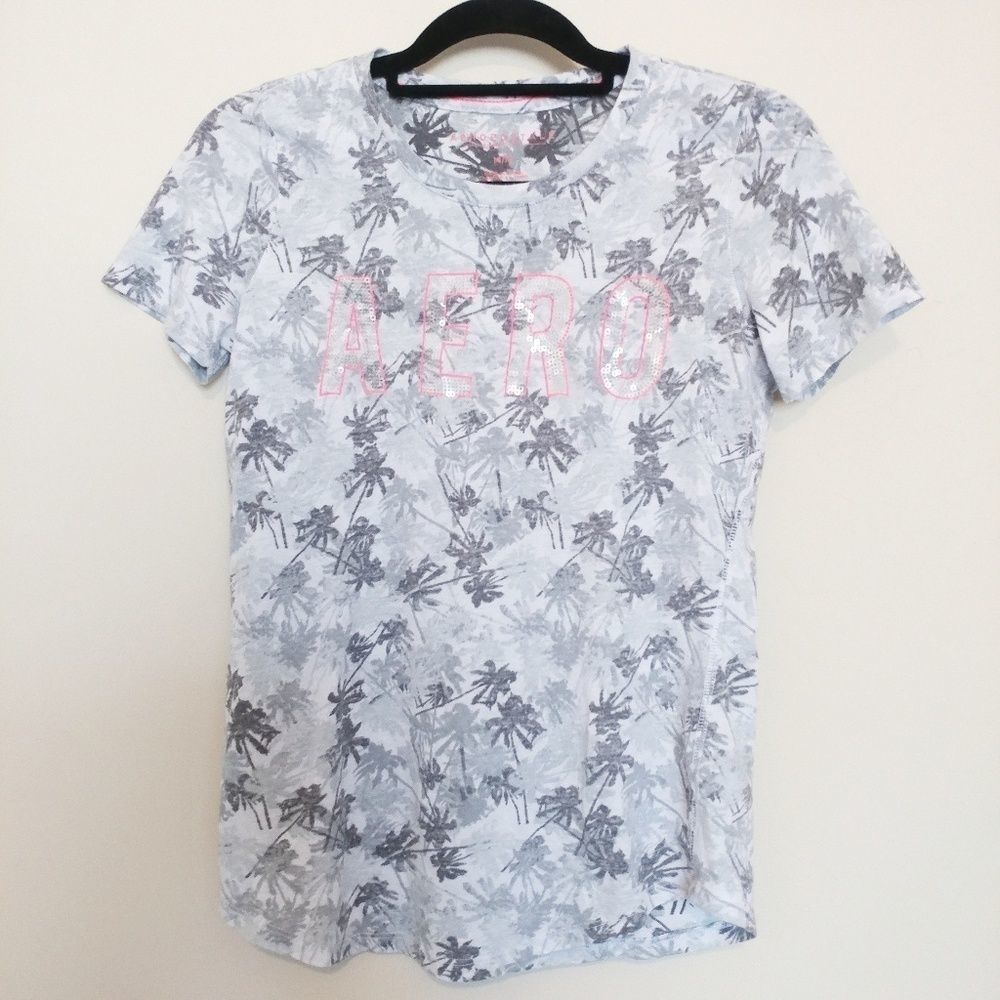 Aeropostale Juniors Cotton Crew Neck Tee